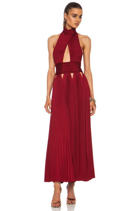 givenchy sweetheart dress|Givenchy pleated dress.